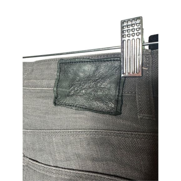 Zippo Slim Straight Raw Selvedge‎ Button Fly Jeans Gray Sz 32 Men's - Picture 7 of 12